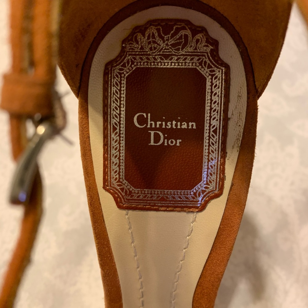 Authentic Christian Dior Bulky Heel Sandals - Picture 4 of 8
